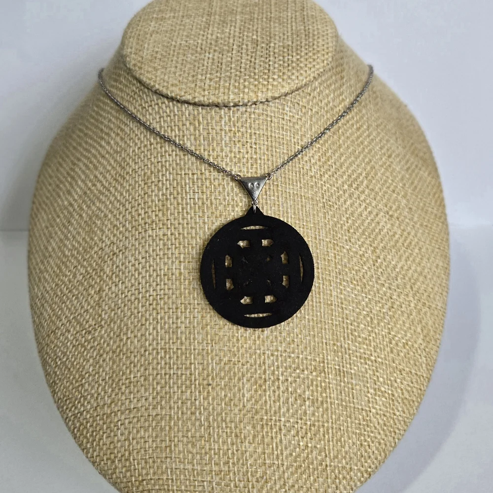 Swarovski Belle Geometric Pendant Necklace - Picture 5 of 9